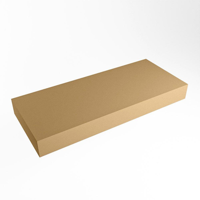 Mondiaz TOP 46 Plan sous vasque - 110x46x12cm - suspendu - solid surface - Oro