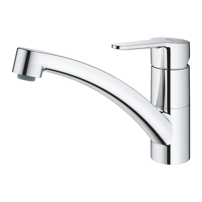 GROHE BauGo Keukenkraan - laag - draaibare uitloop - chroom