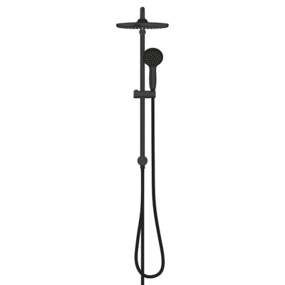 Grohe Vitalio Start Douchesysteem - 250 flex - omstelkraaan - hoofddouche 2 straalsoorten - Handdouche - 1 straalsoort - mat zwart - OUTLET UDEN