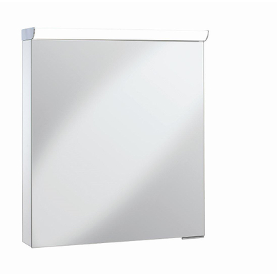 Crosswater Cabinet Lustro Spiegelkast - 62x70cm - LED verlichting - IP44 - mirror glass (zilver)