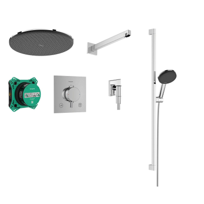 Hansgrohe Raindance Alive S set de douche encastré - 30cm - 1 jet - chromé