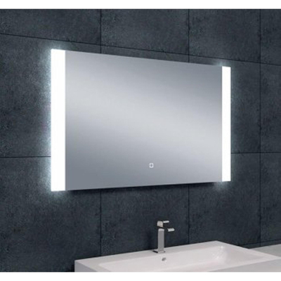 Wiesbaden Sunny spiegel rechthoek met LED, dimbaar en spiegelverwarming 100 x 60 cm