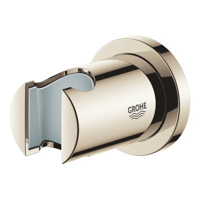 GROHE Rainshower Support de douchette murale - non réglable - rosace ronde - nickel