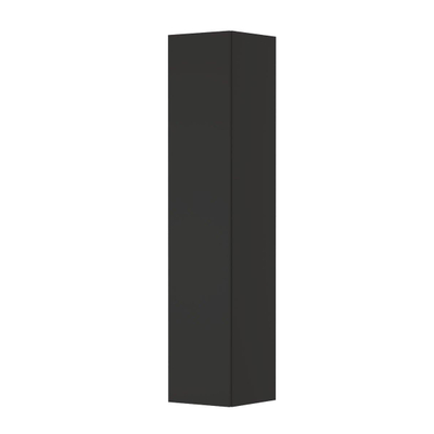 INK Badkamerkast - 35x35x169cm - 1 deur - Links en rechtsdraaiend - greeploos - MDF lak - antraciet mat