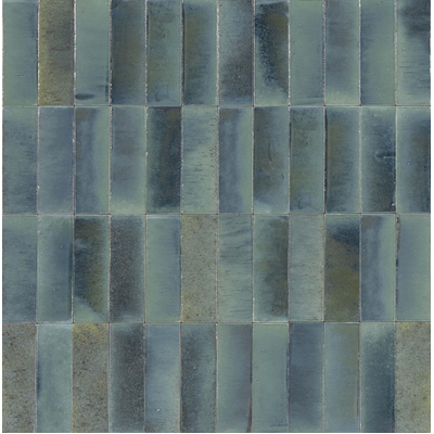 Ragno Gleeze Wandtegel 050X150 Turchese 10mm Glans