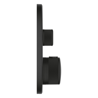 Grohe Grohtherm SmartControl Afbouwdeel - inbouw mengkraan thermostatisch - met omstel - phantom black (zwart)
