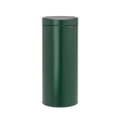 Brabantia Touch Bin Afvalemmer - 30 liter - kunststof binnenemmer - pine green
