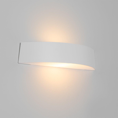 QAZQA Caz Applique murale set - 1 lampe - 36cm - y compris ampoule led dimmable - IP44 - Blanc
