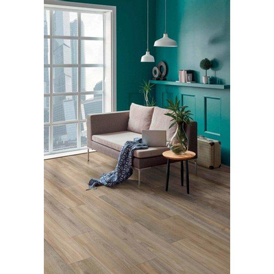 ÉCHANTILLON Ceralto Verano Oak Carrelage sol et mur 30x122cm 10mm rectifié R9 grès cérame Walnut