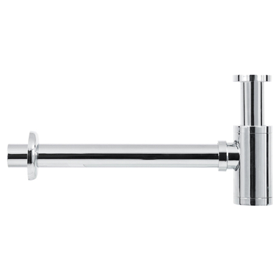 Differnz Ribble kit lave-mains - 38x18x8cm - Rectangulaire - 1 trou de robinet - robinet chromé courbé - pierre naturelle noire