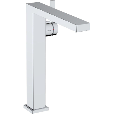 Hansgrohe Tecturis E Eengreeps wastafelkraan - 240 Fine - coolstart - voor waskommen - zonder afvoerplug - hoogglans chroom