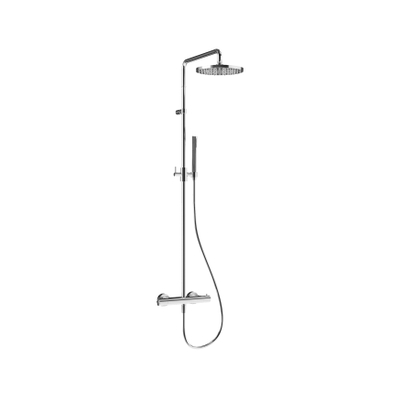Hotbath Buddy Ensemble de douche pluie thermostatique - chrome