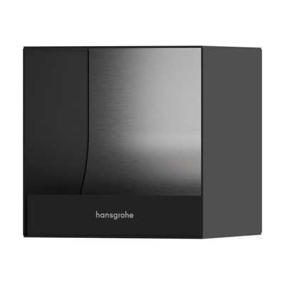 Hansgrohe XtraStoris Original Toiletrolhouder - 15x15x14cm - mat zwart