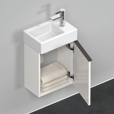 Duravit D-neo Meuble sous vasque 36.4x22.2x44cm 1 porte Blanc haute brillance