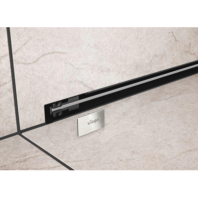 Viega Advantix Vario caniveau de douche mural élément de base en plastique raccourcissable 70mm (mode de rénovation) 300 1200mm garde d'eau 25mm profondeur d'encastrement 70 100mm