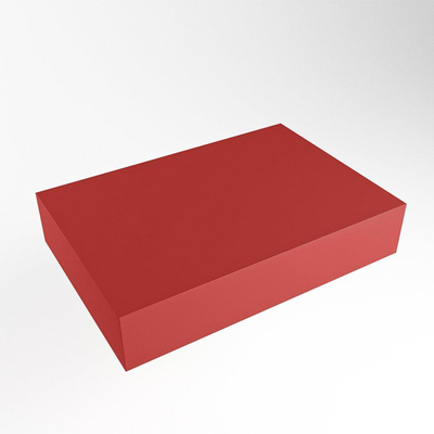 Mondiaz TOP 23 Topblad - 50x23.5x12cm - geschikt voor afdekplaat - Solid surface - Fire
