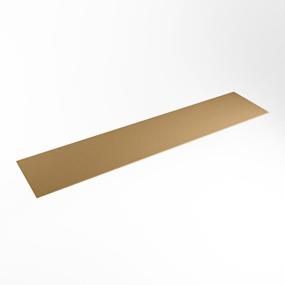 Mondiaz TOP 41 Plan sous vasque - 190x41x0.9cm - compatible comme plan de meuble - solid surface - Oro