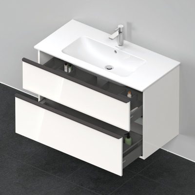 Duravit D-neo Meuble sous vasque 101x46.2x62.5cm 1 tiroir Blanc haute brillance