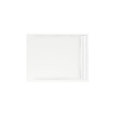 Xenz Easy Tray douchevloer - 100x80x5cm - acryl - zonder gootcover - wit