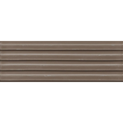 ÉCHANTILLON Terravito Ornato Revêtement mural en céramique - 10x30,5cm - 8,6mm - Brun