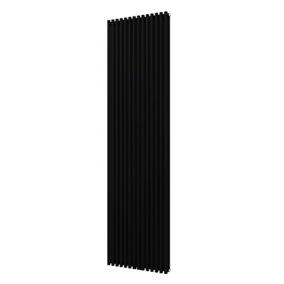 Plieger Venezia M designradiator dubbel verticaal met middenaansluiting 1970x532mm 2148W mat zwart