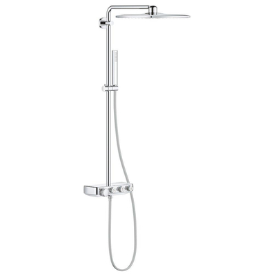 Grohe Euphoria SmartControl opbouw regendoucheset – 31 cm vierkante hoofddouche – staafhanddouche – met omstel – chroom