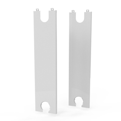 Stelrad set panneaux latéraux pour radiateur type 22 x10.2cm Acier Blanc brillant