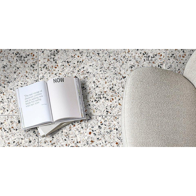 Vtwonen tegels Terrazzo 100251 Vloertegel 900X900 Ice 10Mm Mat Ret.R10