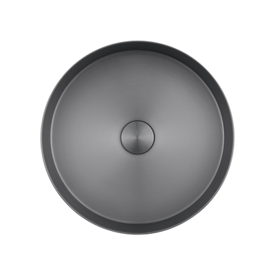 FugaFlow Eccelente Ferro Vasque - 36x36x11cm - Inox - Gunmetal