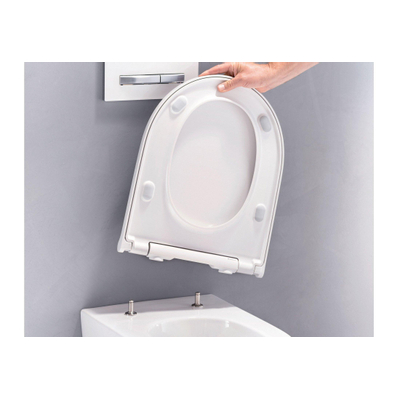 Geberit One WC suspendu pack à fond creux avec turboflush 37x54cm incl. siège de toilette KeraTect blanc