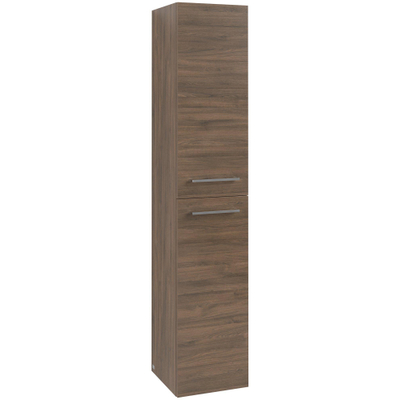 Villeroy & Boch Avento kast hoog - 35x176cm - 2 deur links - Arizona Oak (hout)