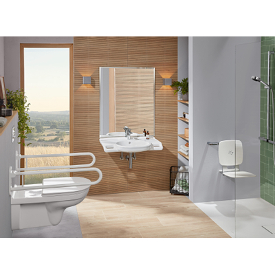 Villeroy & Boch Vicare handgreep - 75cm inklapbaar - glans wit