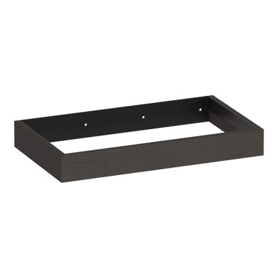 BRAUER Amaze meuble sous-lavabo 80 avec support de fixation intégré Timber Anthracite