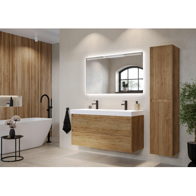 HR Badmeubelen Momento Miroir 140x70cm LED sans points dimmable en continu incl chauffage