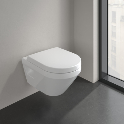 Villeroy & Boch Architectura Wandcloset - 53cm - spoelrandloos - diepspoel Twistflush - glans wit
