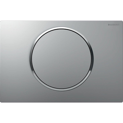 Geberit Sigma10 Bouton de commande WC DualFlush 24.6x16.4cm Chrome mat