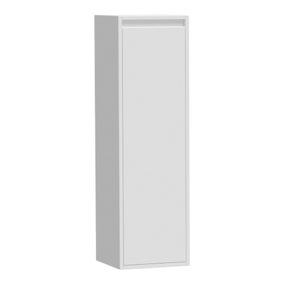 Saniclass New Future Badkamerkast - 120x35x35cm - 1 linksdraaiende deur - MDF - mat wit