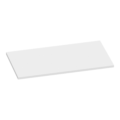BRAUER Ocean Slim plateau - 80x46x2cm - blanc mat