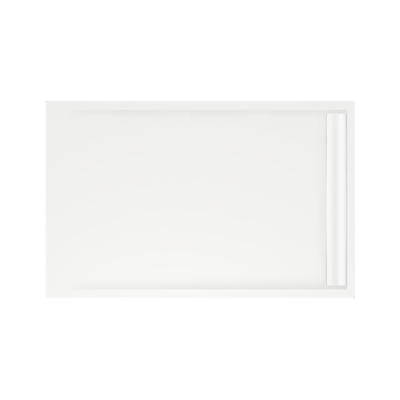Xenz Easy Tray douchevloer - 140x90x5cm - acryl - zonder gootcover - wit