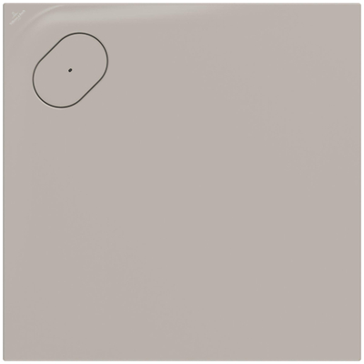Villeroy & Boch Ecora douchebak - 80x80x3.5cm - hoekafvoer - almond (beige)