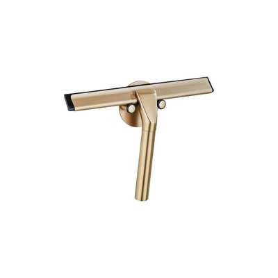 Fortifura accessoireset - glaswisser - zeepdispenser - handdoekhaak - Messing geborsteld (goud)