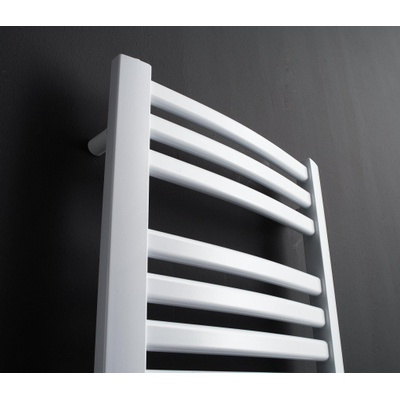 Instamat Milano courbé Radiateur électrique 60.5x122cm 600watt avec support mural Blanc