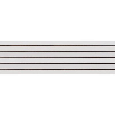 SAMPLE vtwonen Tegels Rib Wandtegel - 13x45cm - 9mm - Witte scherf - Blanco Multitono (Wit)