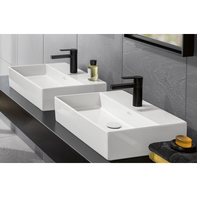 Villeroy & Boch Memento 2.0 Vasque à poser - 60x42x14cm - sans trop-plein - blanc brillant