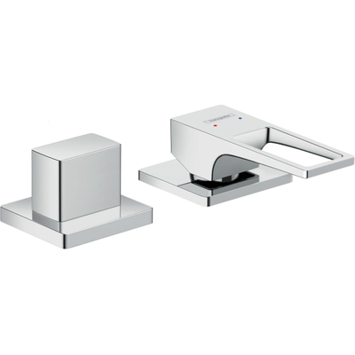 Hansgrohe Metropol 2-gats badrandcombinatie - met beugelgreep - hoogglans chroom