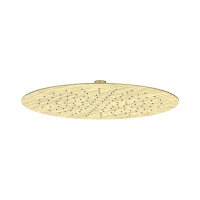 IVY Douche de tête - slim - 30cm - buses anticalcaires - Eco-air - Or brossé mat PVD