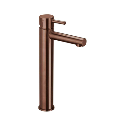 Herzbach design ix pvd robinet de lavabo taille l sans vidange cuivre 5.2x30.4cm acier