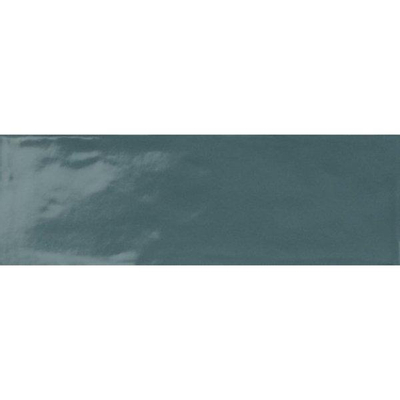 ÉCHANTILLON Ceralto Taverno Tone Carreau mural 10x30cm 7.5mm pâte blanche Bleu