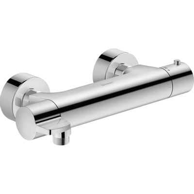 Duravit B.1 Thermostatische douchemengkraan - opbouw - 260x118x40mm - hoogglans chroom