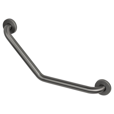 Haceka Kosmos Comfort Barre de bain murale - 55cm - angle - noir mat